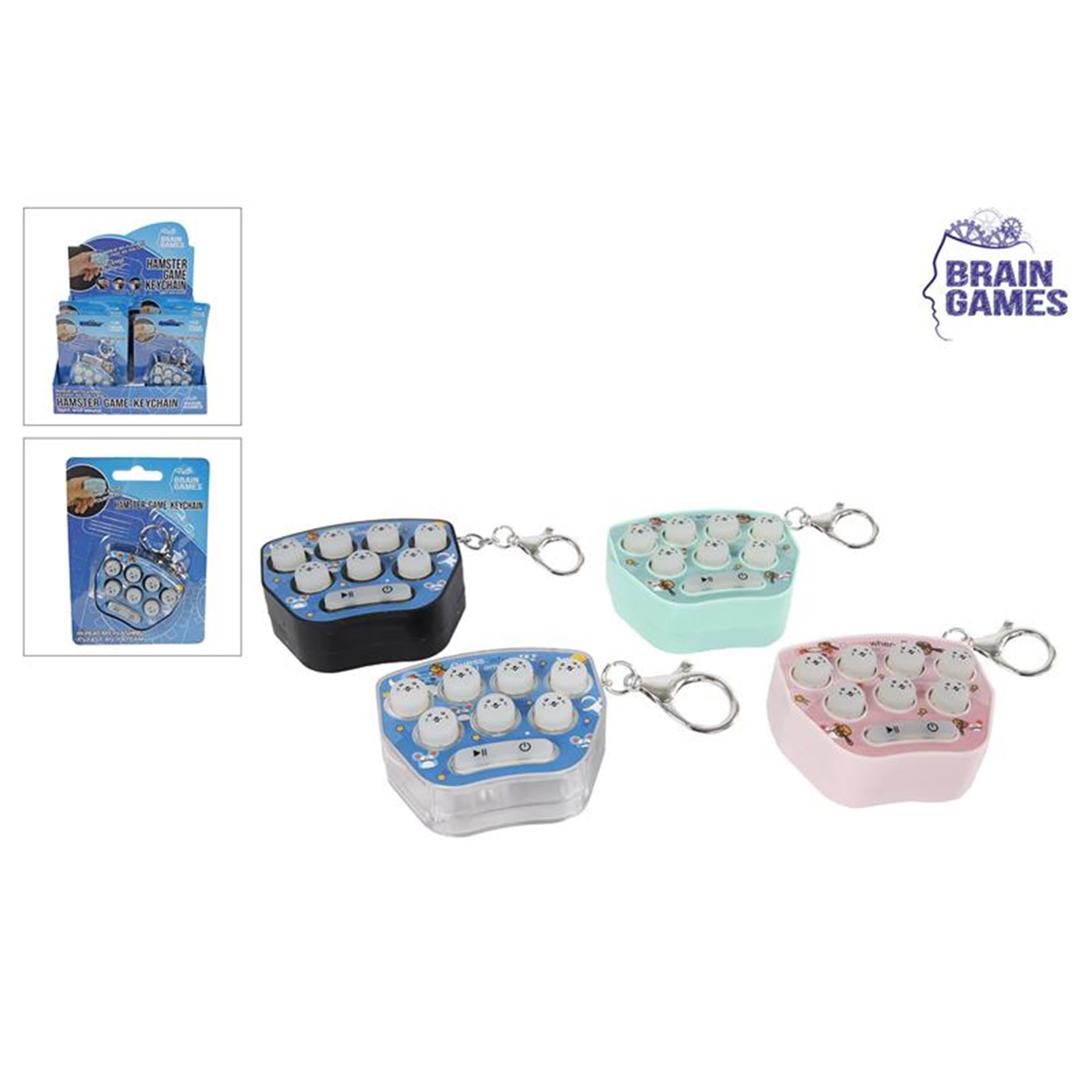 Hersenspelletjes hamsterspel sleutelhanger