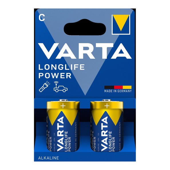 Varta long life c alkaline batterijen (10x 2 stuks)