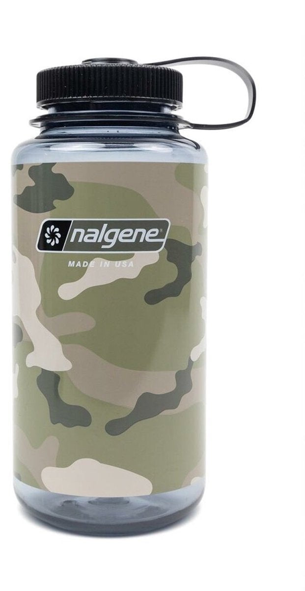 Nalgene - wide mouth bottle - special - drinkfles - waterfles - camouflage - lekvrij - 1000ml - bpa free - sustain - camo