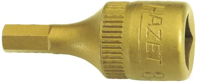 Hazet dopsleutelbit | 1 4 inch (6,3 mm) vierkant hol | binnen-zeskant-profiel | sw 5 mm - 8501-5-