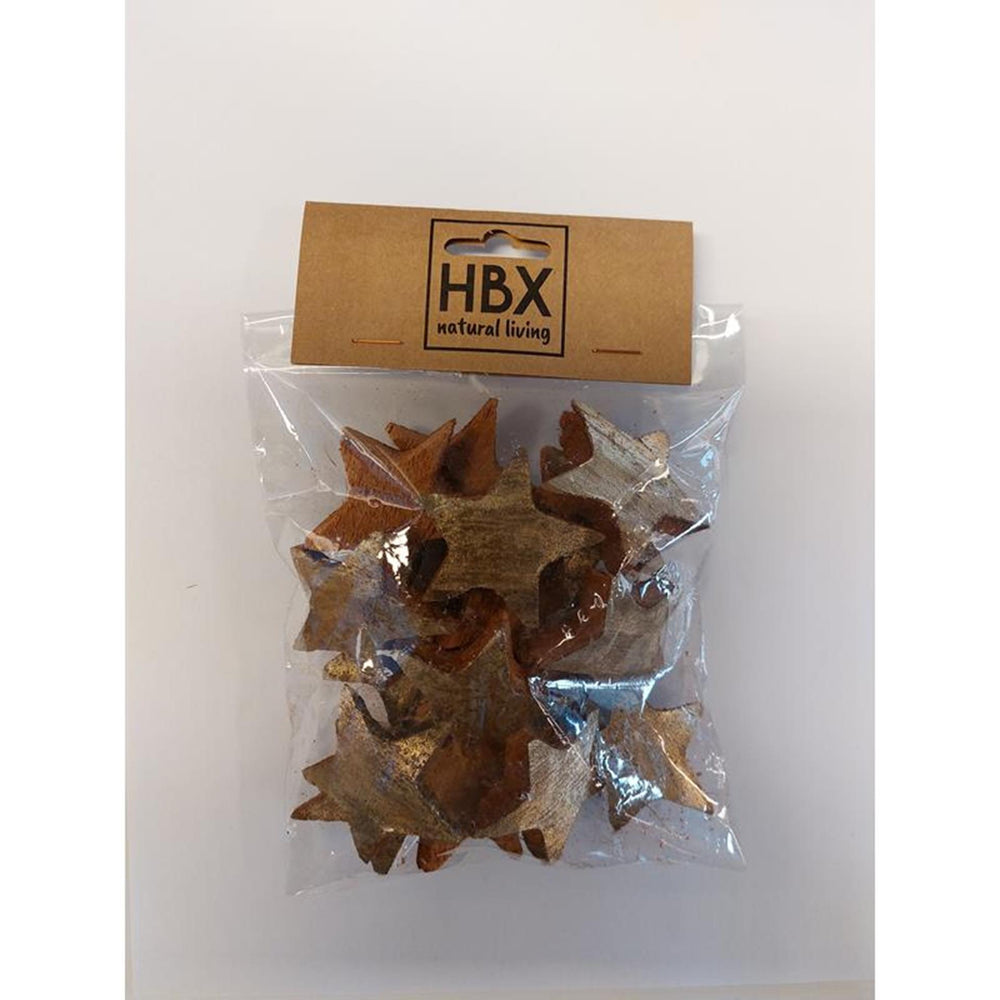 Hbx natural living basic coco sterren in zakje a 15 stuks