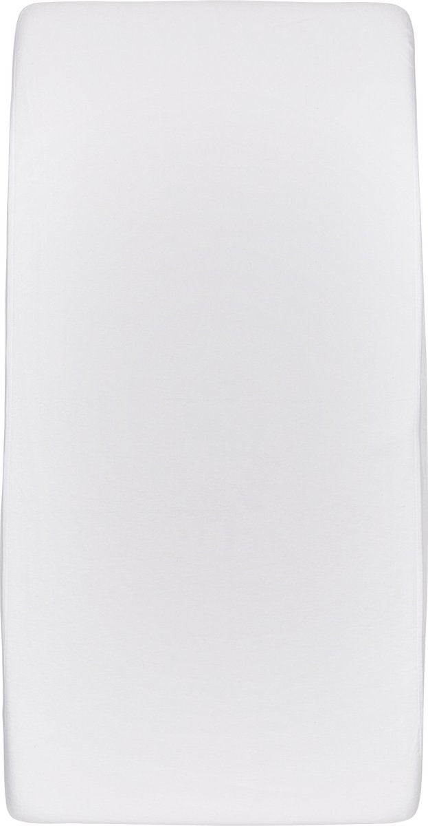 Meyco baby waterdicht hoeslaken ledikant - white - 60x120cm