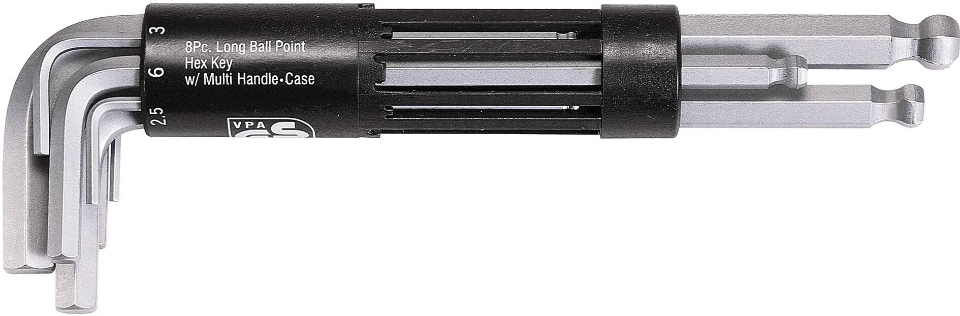 Ks tools winkelstiftschlüsselsatz 3 in 1 pin key set 8 pcs. 6-point inside