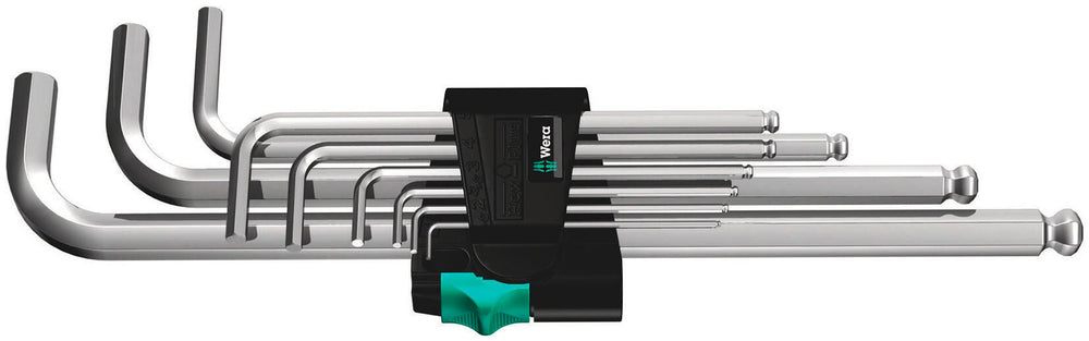 Wera inbussleutelset 950 9 hex-plus 1 (chroom, 9-delig, 1,5mm tot 10mm)