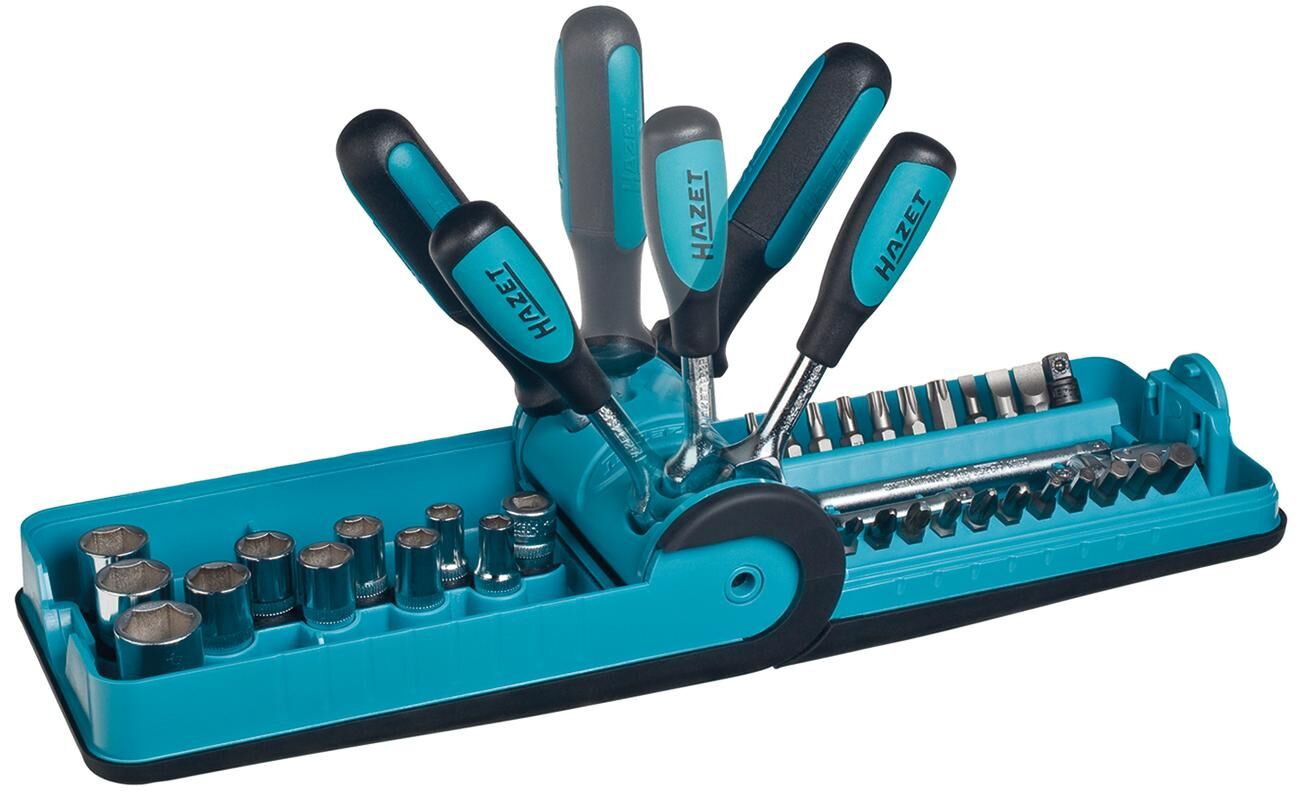 Hazet dopsleutel- en bitset smartcase socket wrench set