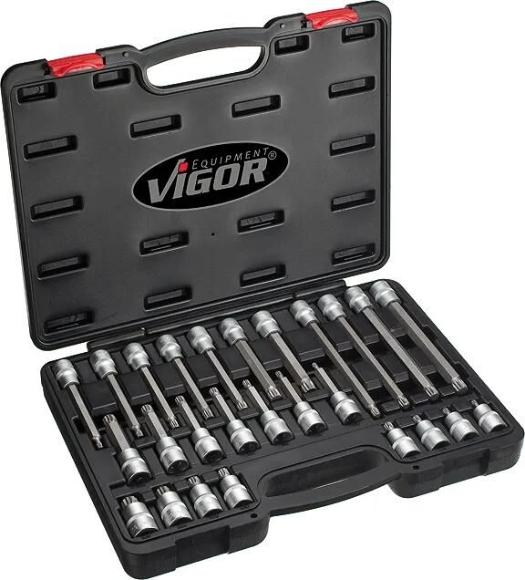 Vigor steckschlüsselsatz screwdriver insert sort. 26tlg. 1 2
