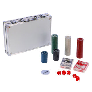 Overige merken pokerset in koffer 200-delig aluminium