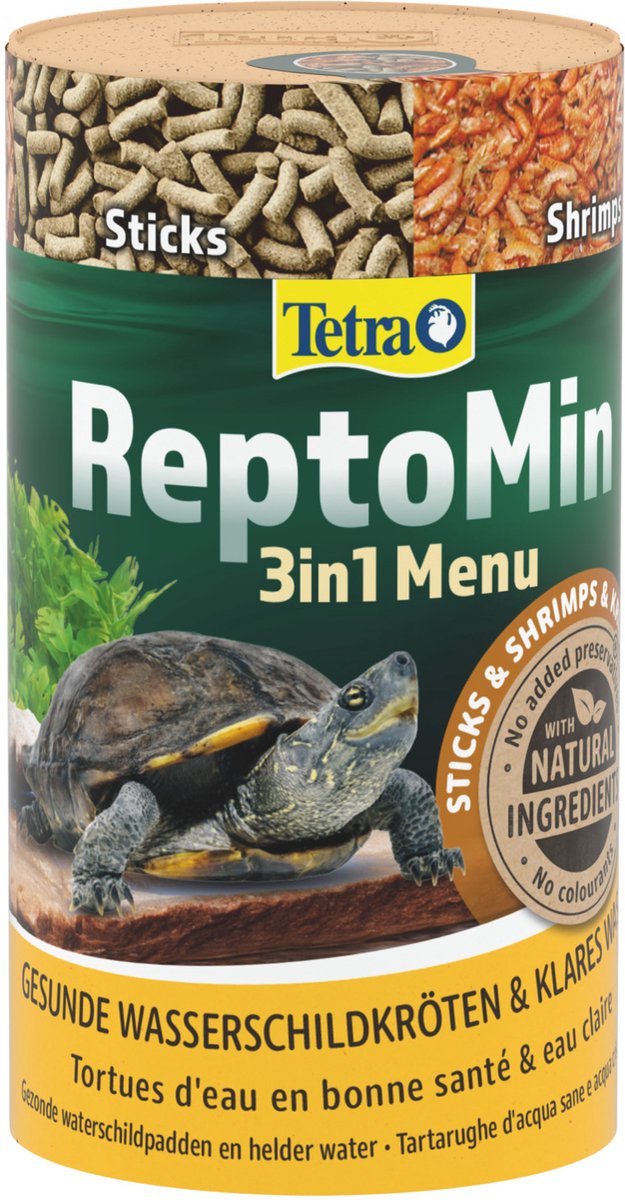 Tetra - reptielenvoer - reptielen - reptomin menu 250ml - 6x6x11.7cm - 1st