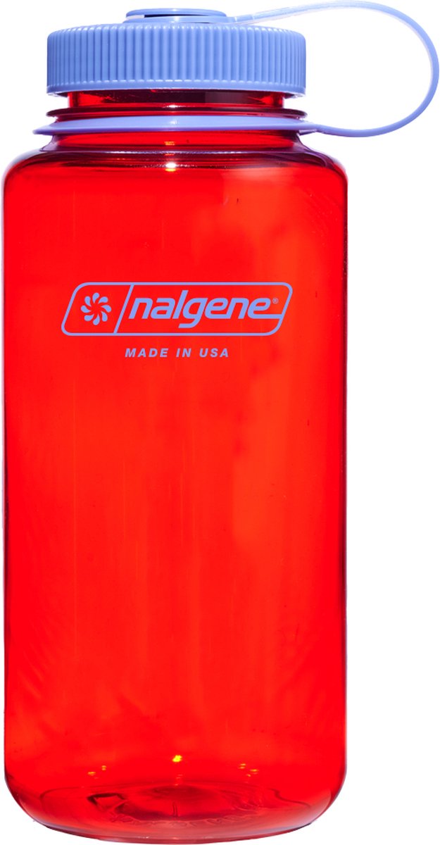 Nalgene - wide mouth bottle - drinkfles - waterfles - lekvrij - 1000ml - bpa free - sustain - marmalade orange