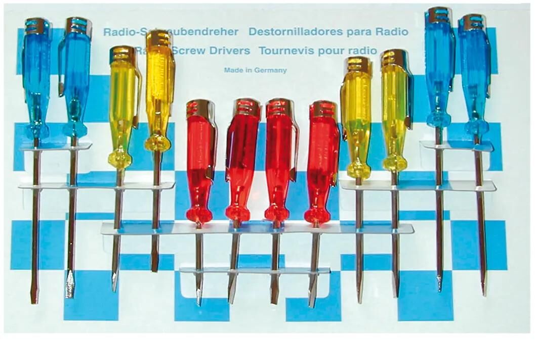 Sw stahl schraubendrehersatz mini screwdr.sort.12 pcs. on card
