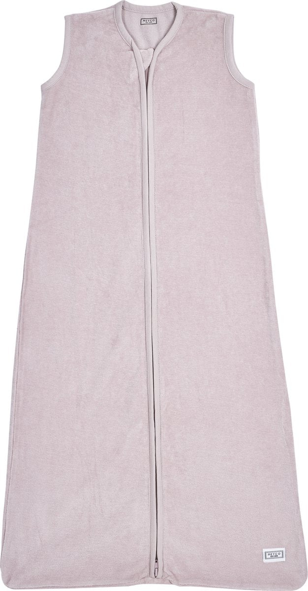 Meyco baby velvet baby slaapzak - lilac - 110cm