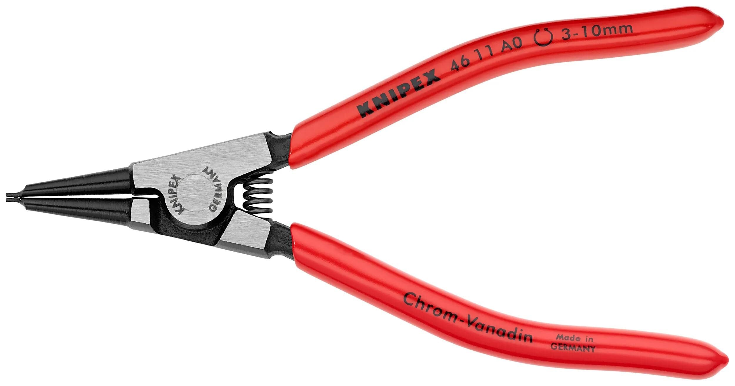 Knipex sicherungsringzange external ring pliers a0 straight pvc pol.