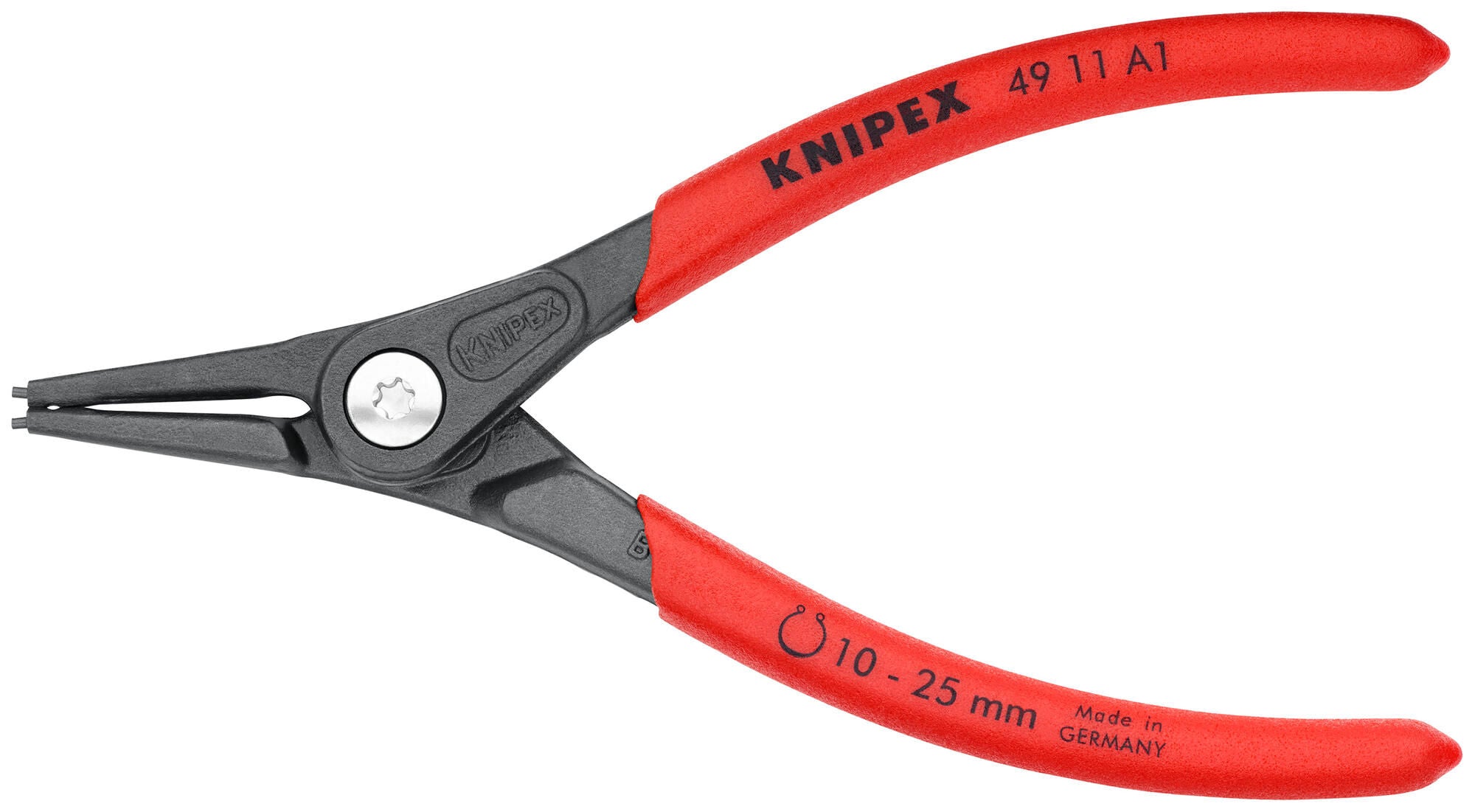 Knipex borgveertang external ring pliers a 1 l1= 140mm straight