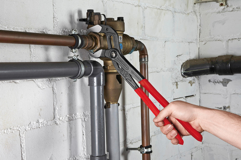 Knipex cobra xl waterpomptang 8701400 zweedse- waterpomp-tang (rood)