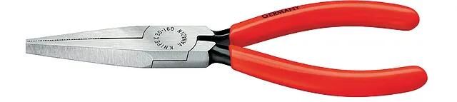 Knipex flachzange long nose pliers 160mm po pvc grips flat wide