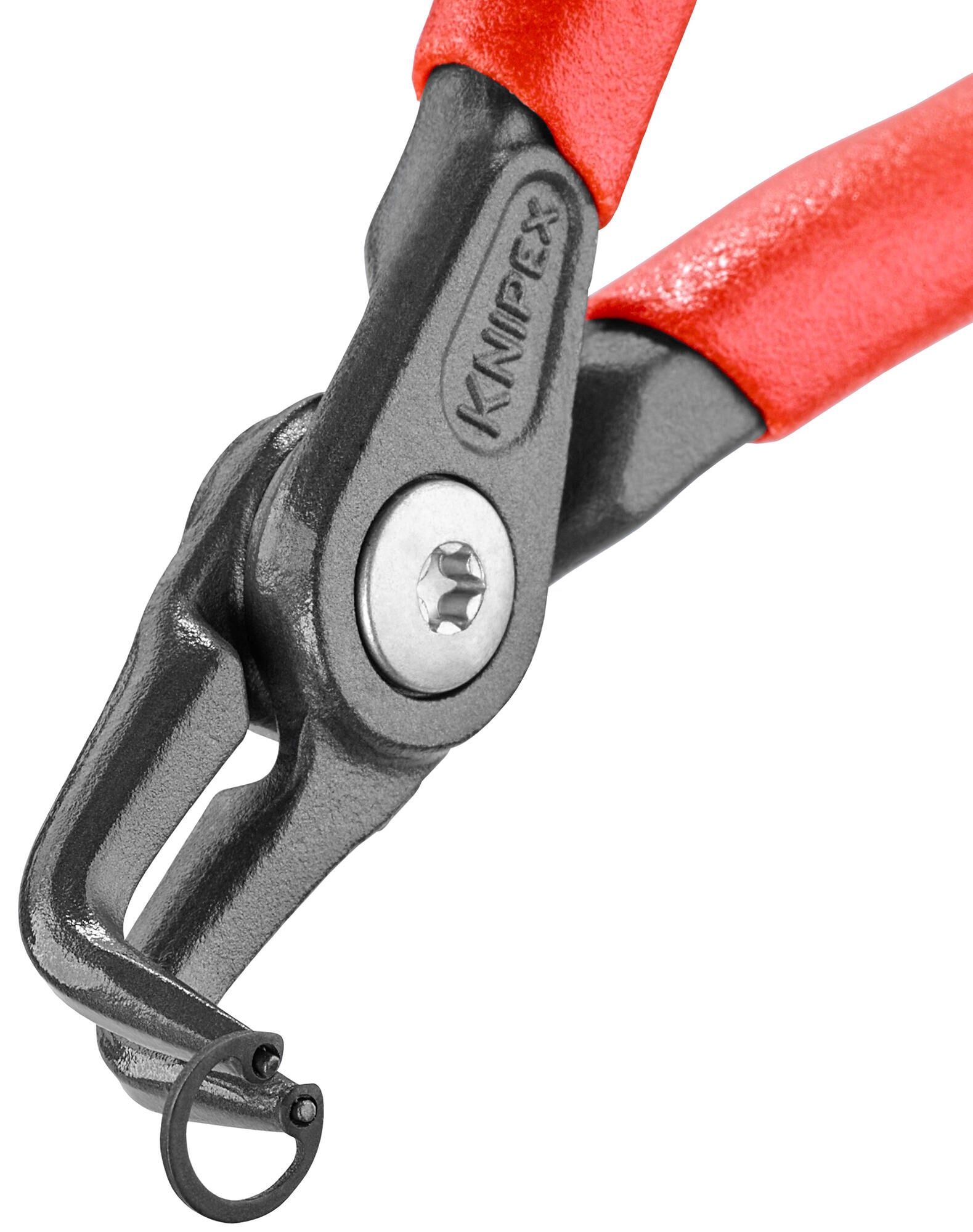 Knipex borgveertang praez.circlip pliers m.plastic curved