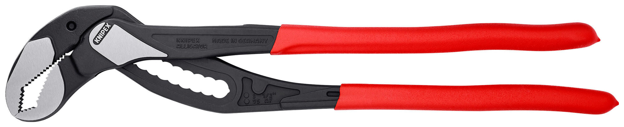 Knipex alligator xl waterpomptang 8801400 zweedse- waterpomp-tang (zwart rood, 400 mm)