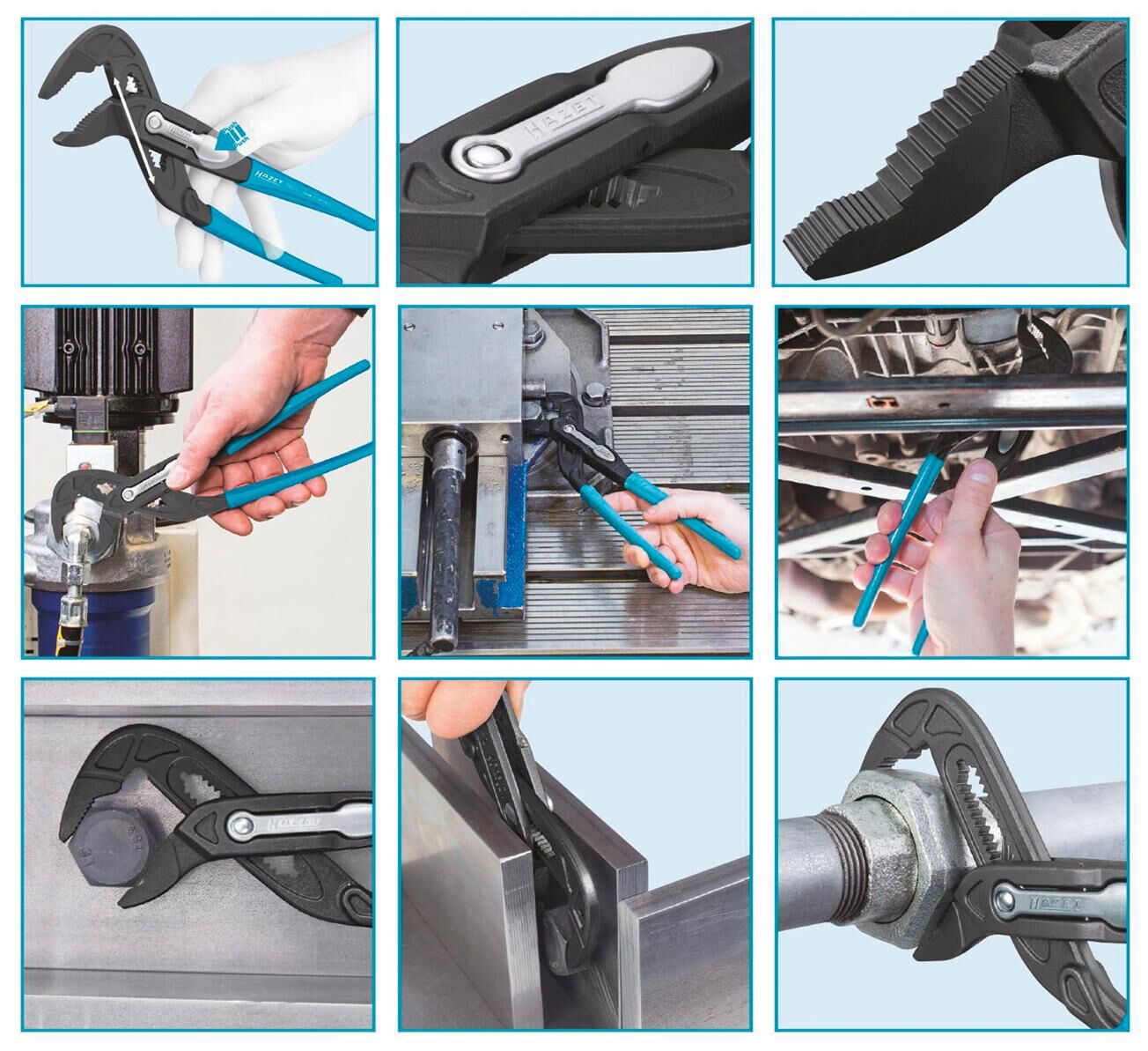 Hazet waterpomptang universal pliers l1 260mm