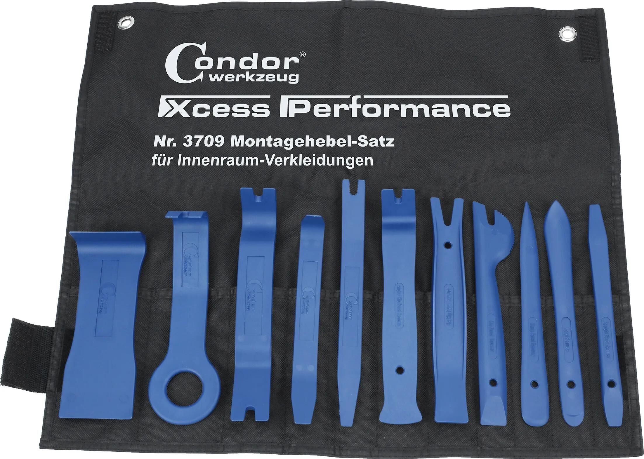 Condor demontagekeilsatz 3709 mounting lever set 11-tlg.