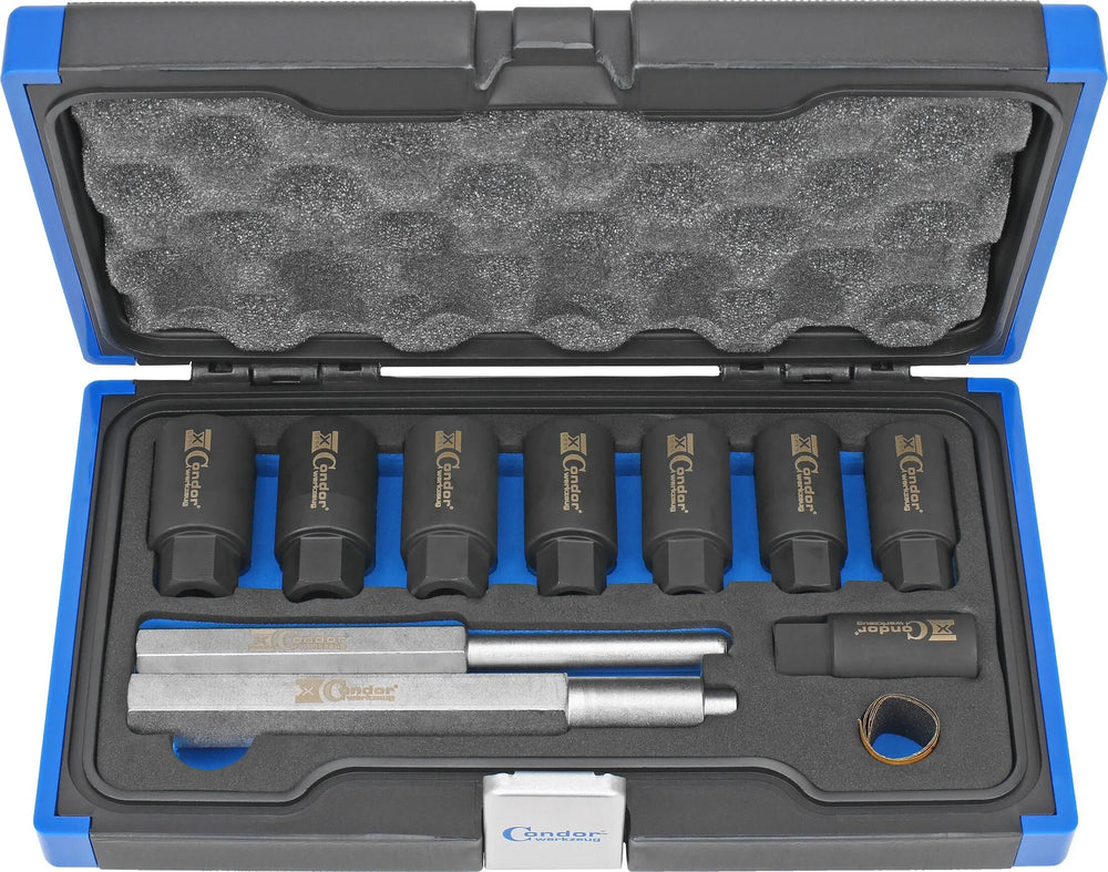 Condor demontagegereedschap set 2104 disassembly kit f. rim locks