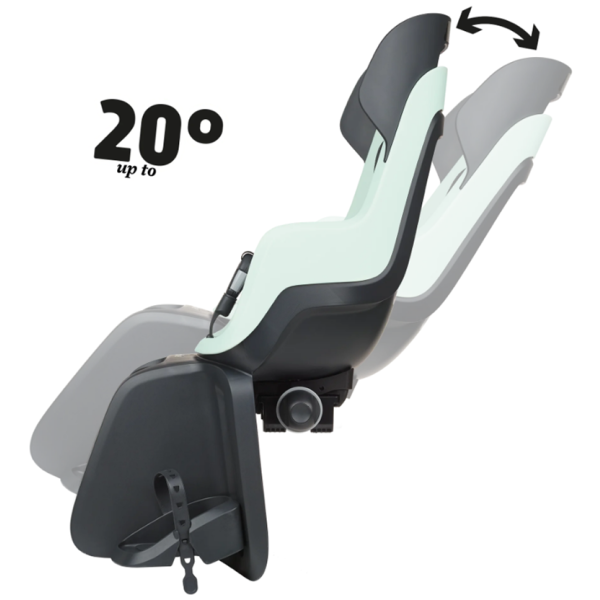 Bobike go maxi reclinable kids bike seat for seat tube mounting