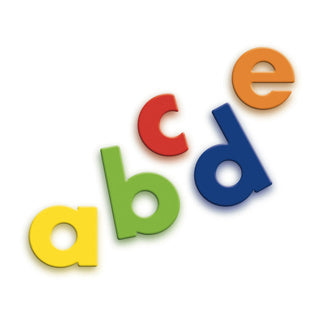 Quercetti magneetletters kleuren 48 delig