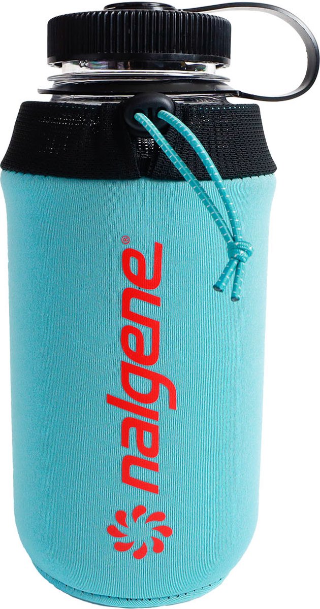 Nalgene - bottle clothing wide mouth 1 l sleeve neoprene cerulean