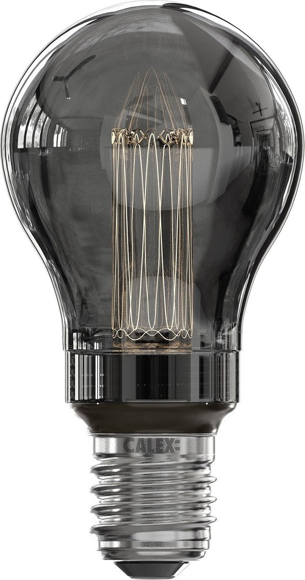 Calex crown series led lamp - e27 - a60 lichtbron titanium - 2.3w - dimbaar