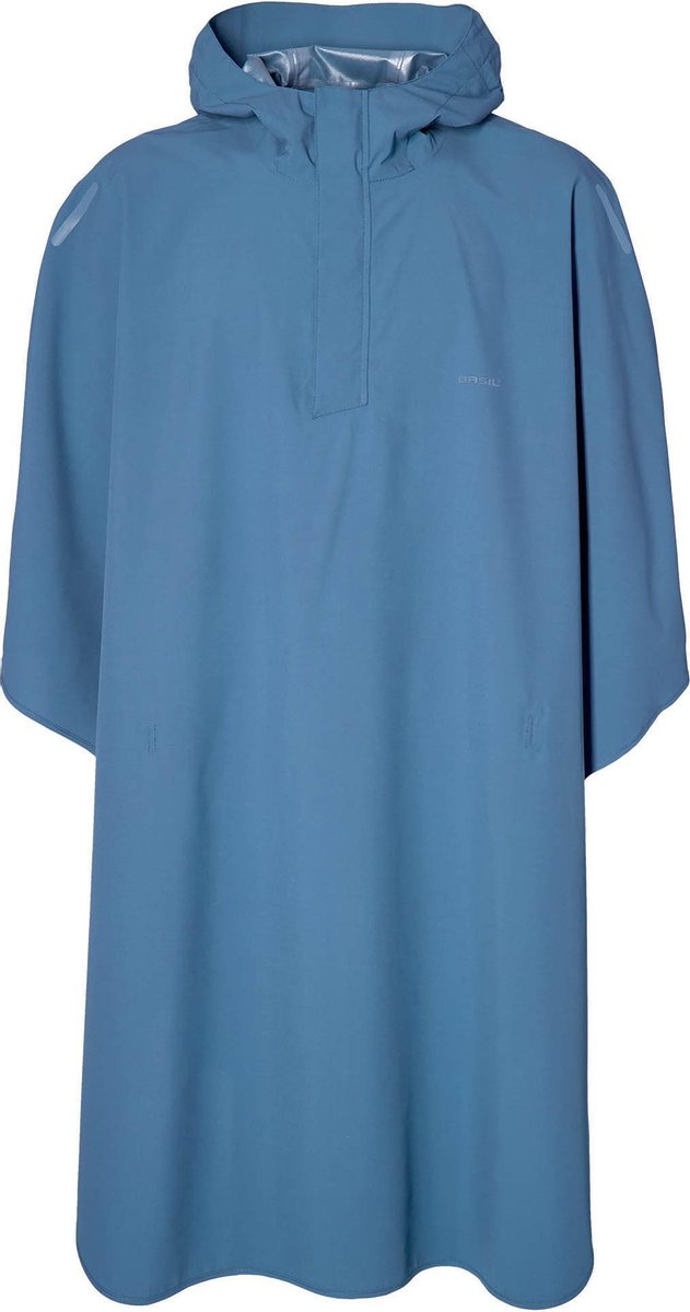 Basil hoga regenponcho unisex - blauw - one size