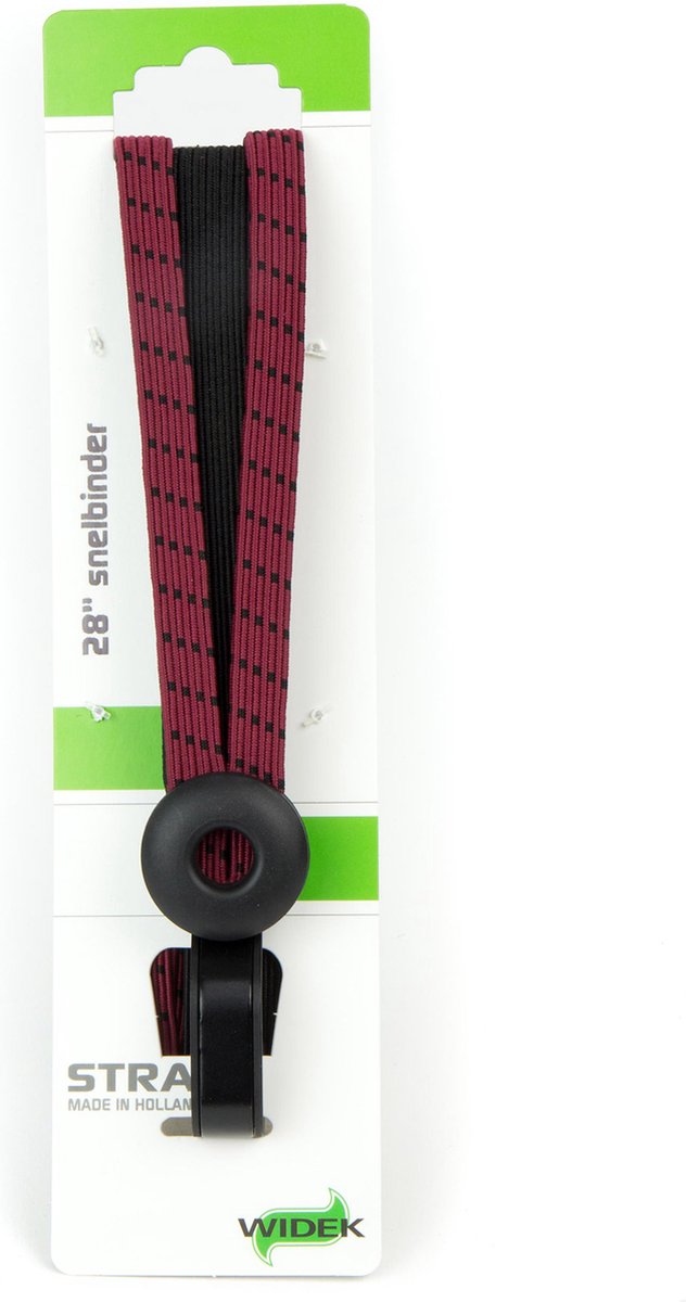 Qibbel widek triobinder oog met haak 24+2x12mm zwart bordeaux