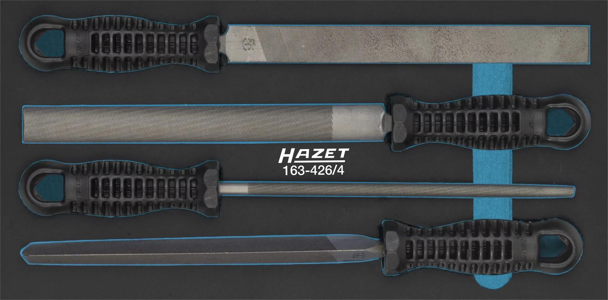 Hazet feilensatz file set in soft foam inl.