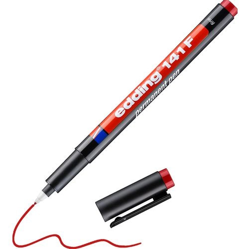 Edding permanente ohp marker 141f rood 0,6 mm
