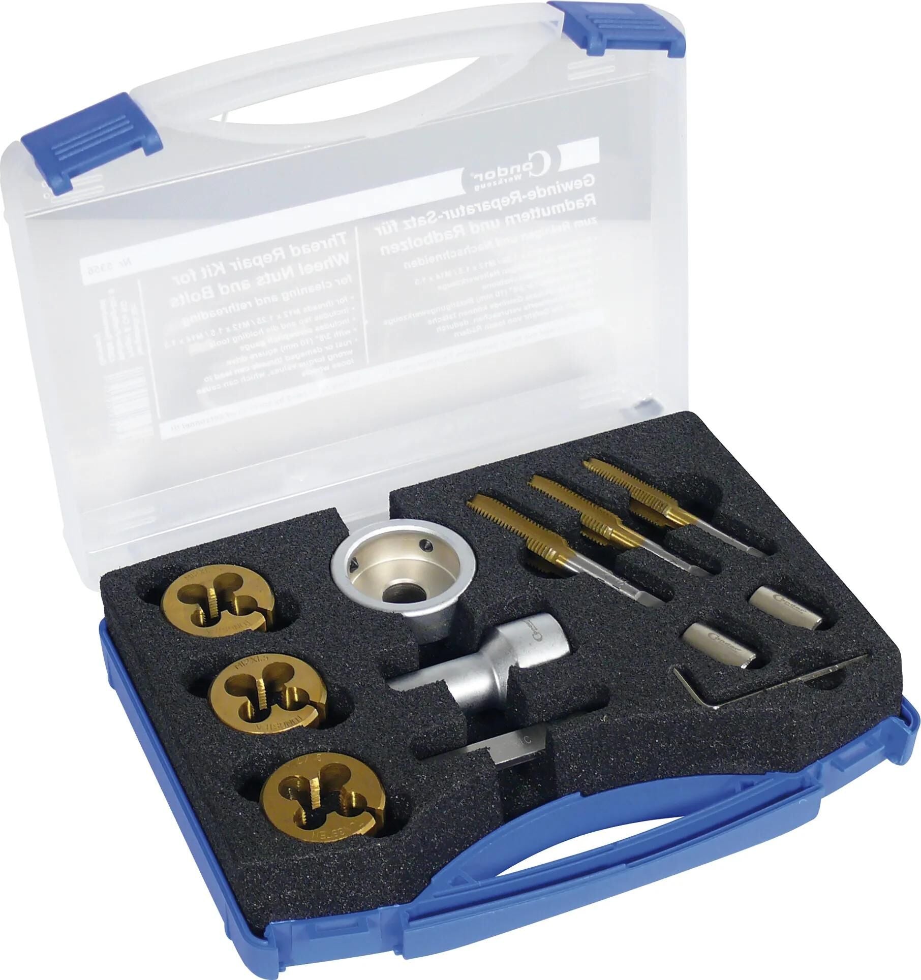 Condor gewindeschneidsatz 5356 thread rep. set 12-tlg