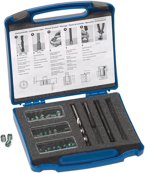 Böllhoff schroefdraad reparatieassortiment helicoil plus rep. pack helicoil m6 x 1.0