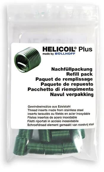 Böllhoff schroefdraad inzetstuk helicoil plus refill pack helicoil m8 x 1.25 8.00mm