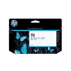 Inktcartridge hp c9390a 70 licht cyaan