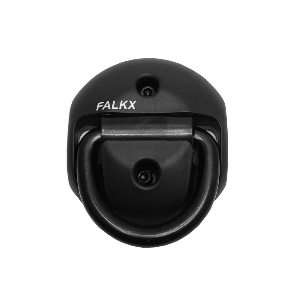 Falkx Muurvloer met 14mm gehard stalen oog, incl. bevestigingsbouten