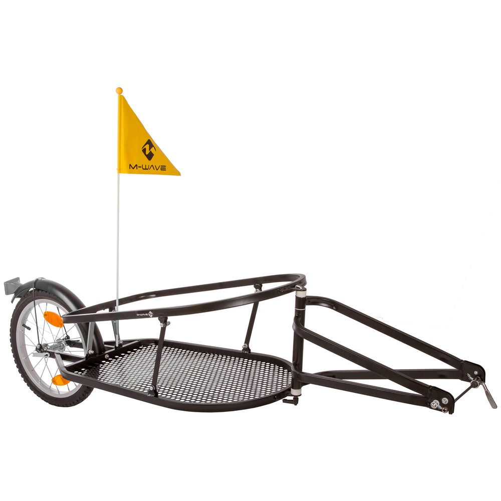 remorque de vélo pliable 16 pouces unisexe noir