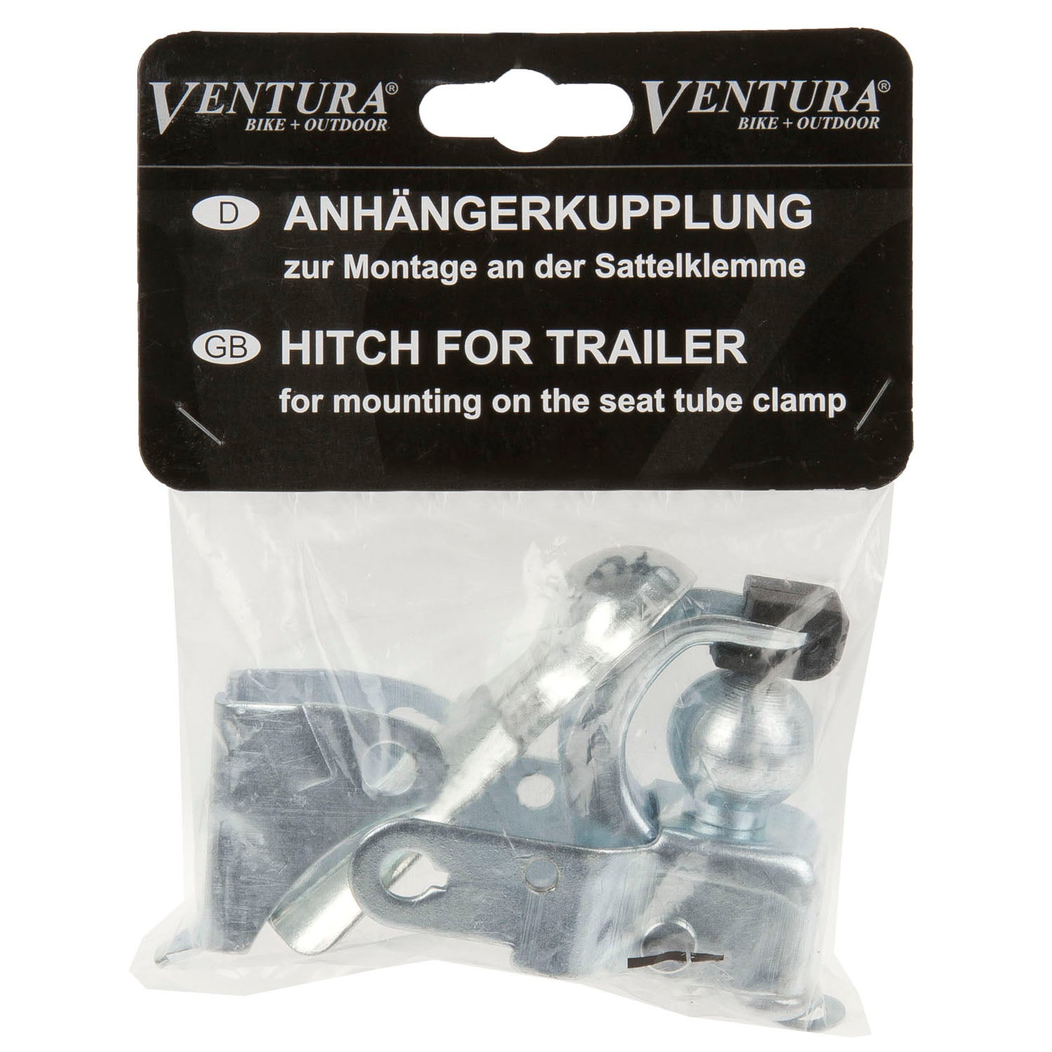 Attelage de remorque Fixation de tige de selle en acier Ventura 4 pièces