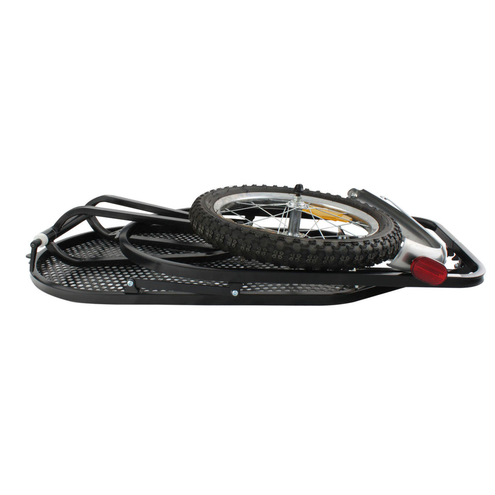 remorque de vélo pliable 16 pouces unisexe noir