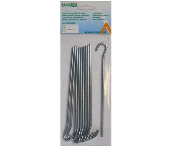 Campking grondpen open oog 18 cm