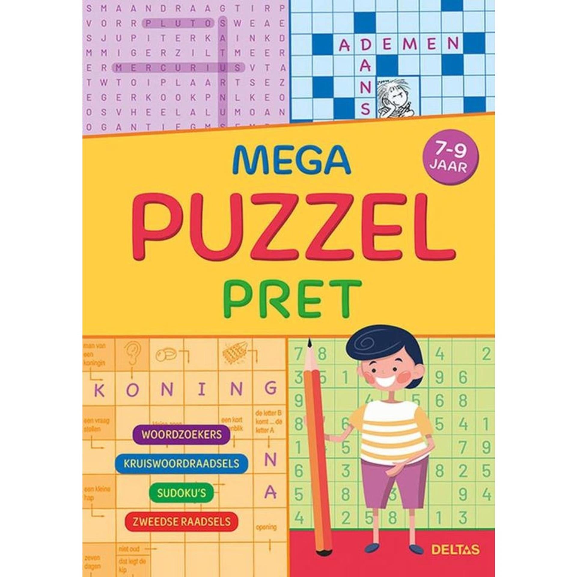 Deltas mega puzzelpret 7-9 jaar