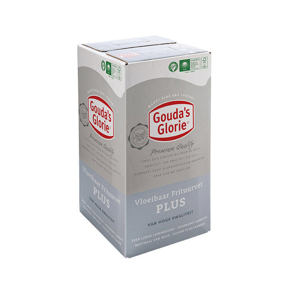 Gouda's glorie vloeibaar frituurvet plus bib (10 liter)