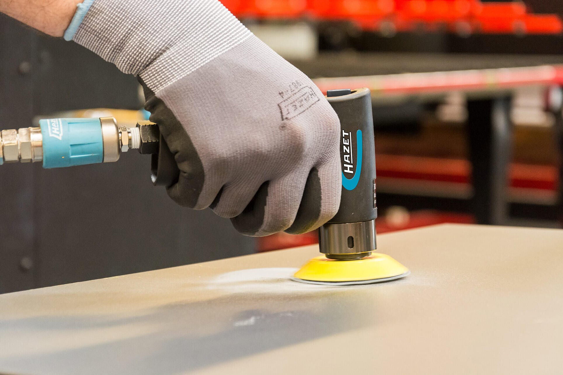 Hazet excenterschuurmachine set 9033n-5 mini random orbit sander .