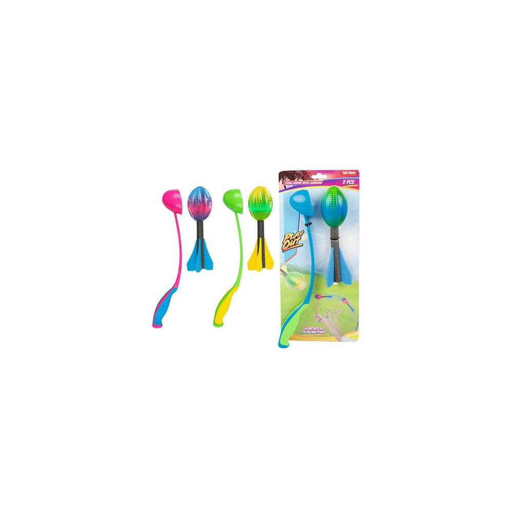 Toi-toys speelt mini-schuimpijl met werpervortex