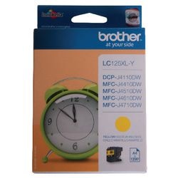 Inktcartridge brother lc125xly geel