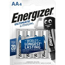 Enerdis Energizer Ultimate Lithium LR6 AA blister 4 stuks