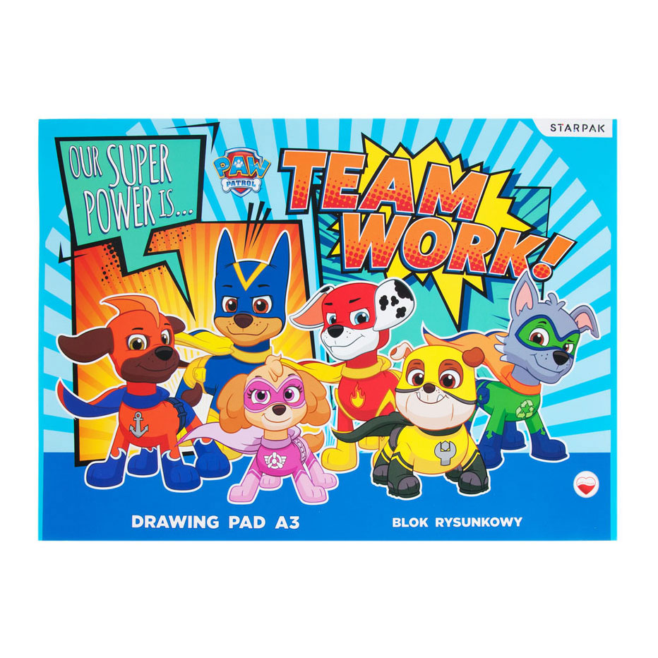 Paw Patrol tekenblok a3