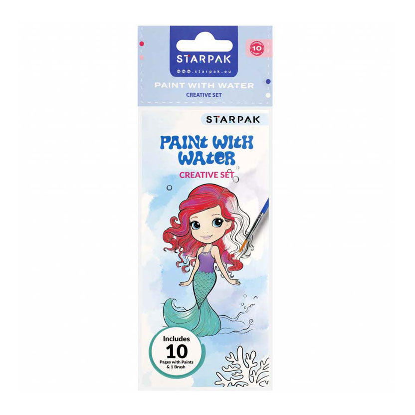 Creatieve set verf met water