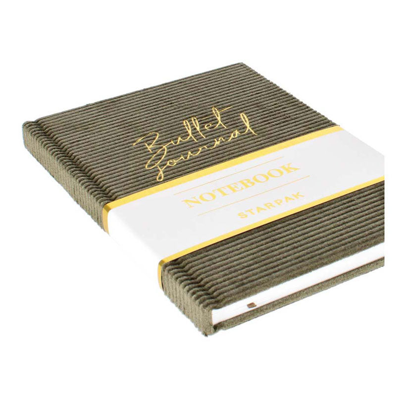 Notitieboek ribfluweel a5